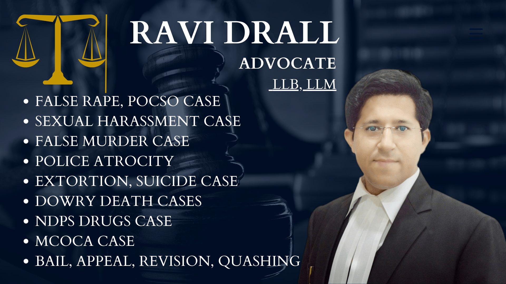 Rape case quashing advocate Ravi Drall